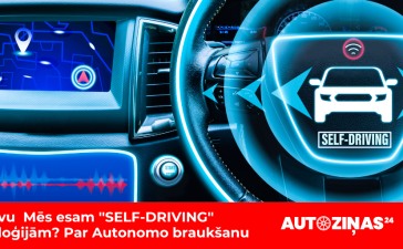 Self-driving autonomā auto vadīšana
